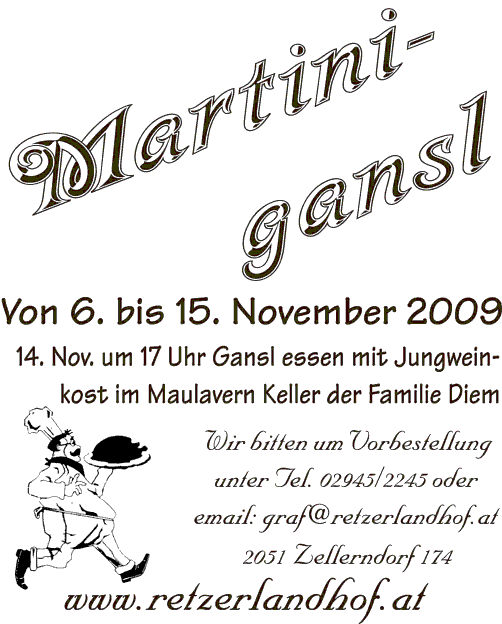 Martinigansl 2009